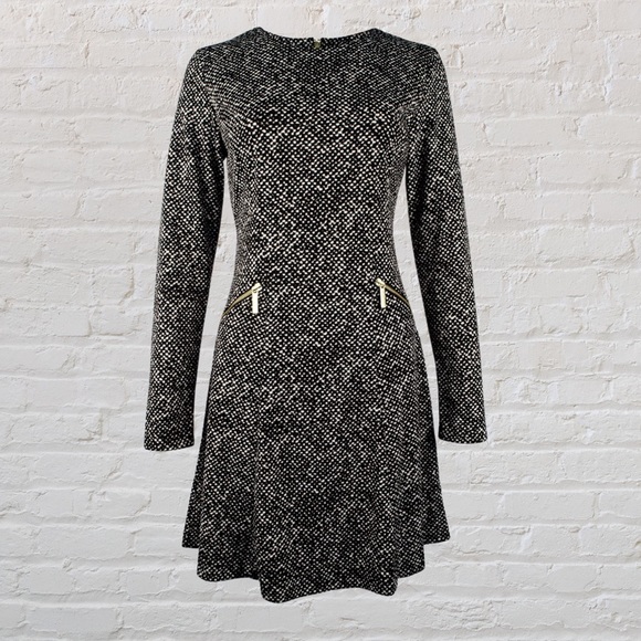 Michael Kors Dresses & Skirts - MICHAEL KORS Long Sleeve Fit & Flare Dress, Size 6